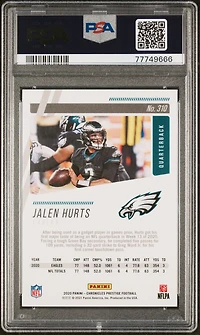 2020 Panini Chronicles Prestige 310 Jalen Hurts PSA 10