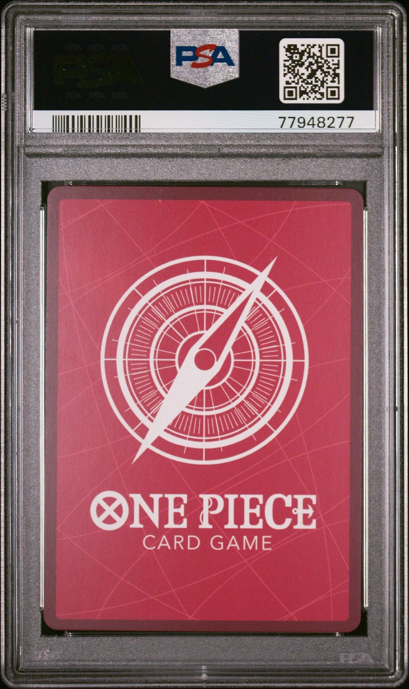 2022 One Piece Romance Dawn 003 Monkey D. Luffy Alternate Art-errata PSA 10