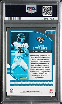 2021 Panini Absolute 101 Trevor Lawrence PSA