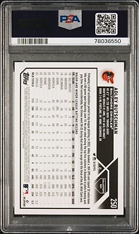 2023 Topps 250 Adley Rutschman Silver Foil PSA 10