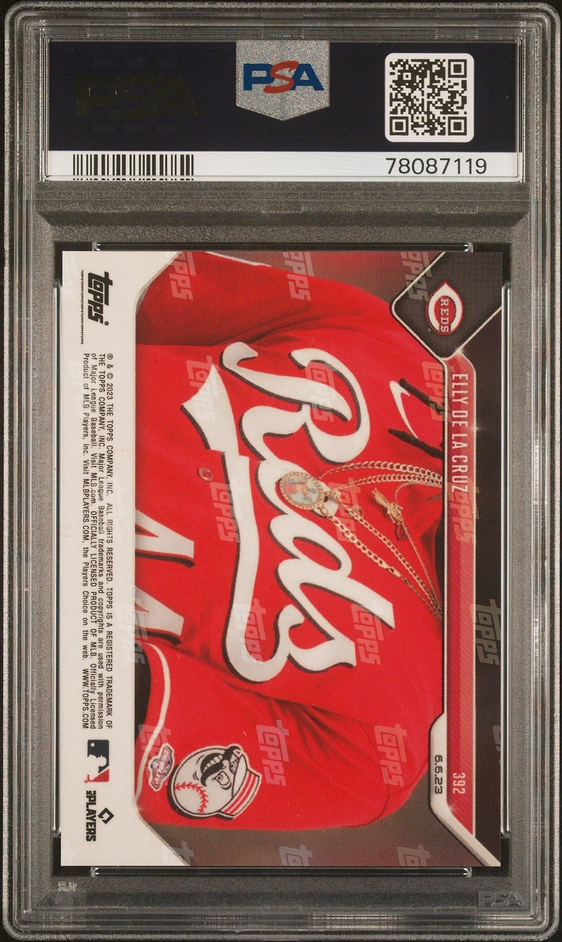 2023 Topps Now 392 Elly De La Cruz PSA 10