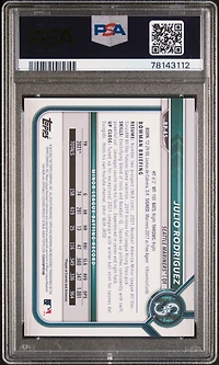 2022 Bowman Paper Prospects Bp45 Julio Rodriguez Sky Blue PSA 9