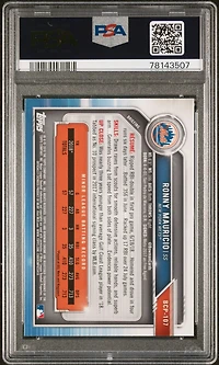 2019 Bowman Mega Box Chrome 107 Ronny Mauricio PSA 10