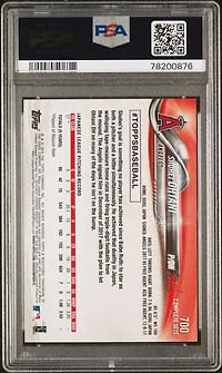 2018 Topps Complete Set 700 Shohei Ohtani Retail PSA