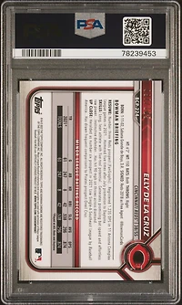 2022 Bowman Chrome Prospects Bcp224 Elly De La Cruz PSA 10