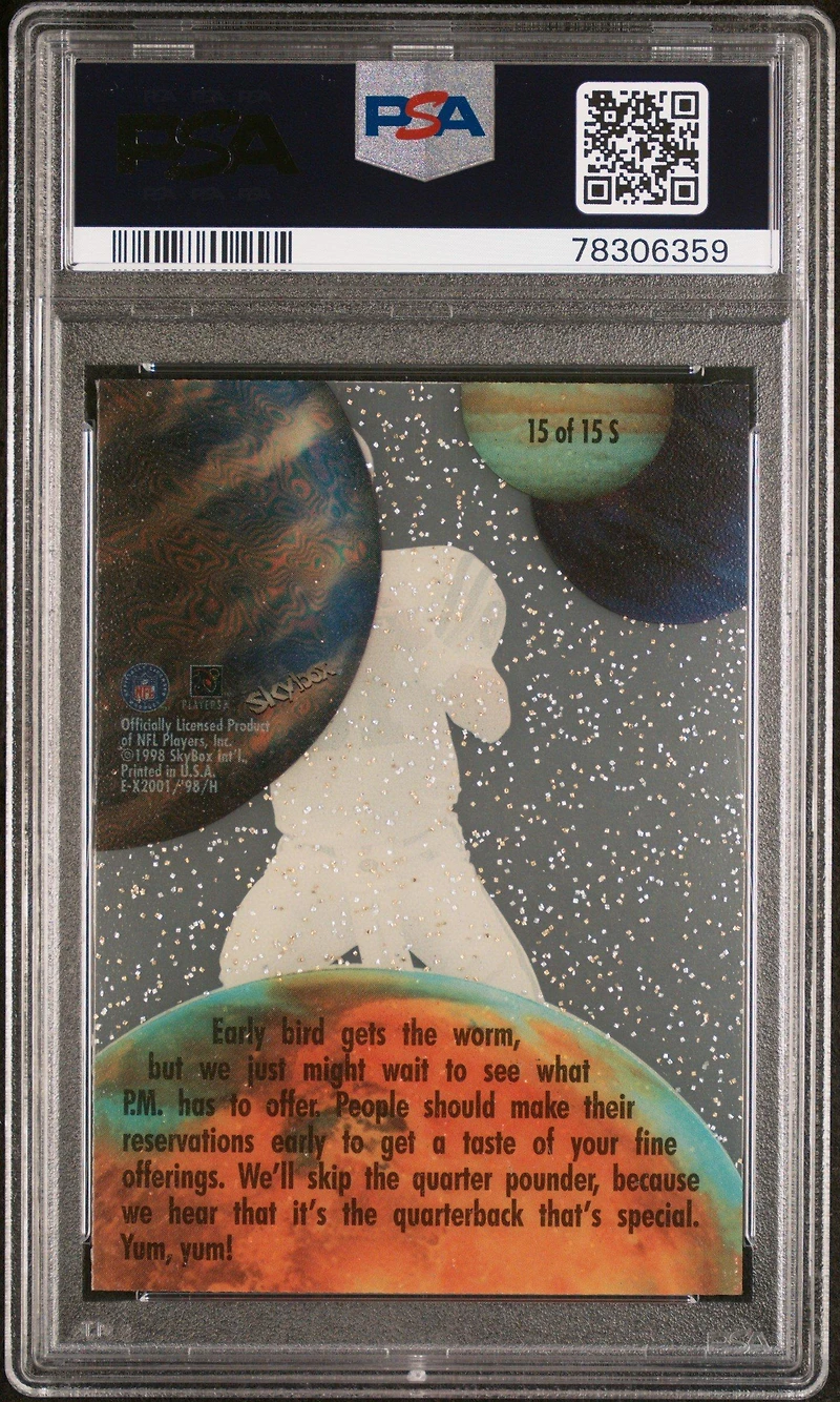 1998 Skybox E-x2001 Stardate 2001 15 Peyton Manning PSA 9