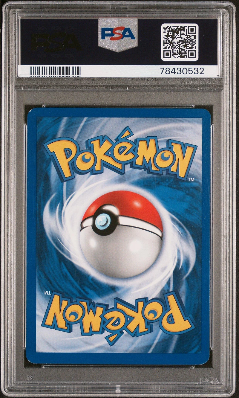 2001 Pokemon Neo Discovery 8 Politoed-holo PSA 8