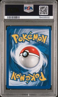 2001 Pokemon Neo Discovery 8 Politoed-holo PSA 8