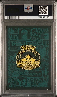 2023 Pokemon 2022 World Championships Deck: Adp 104 Crobat V Adp PSA 10