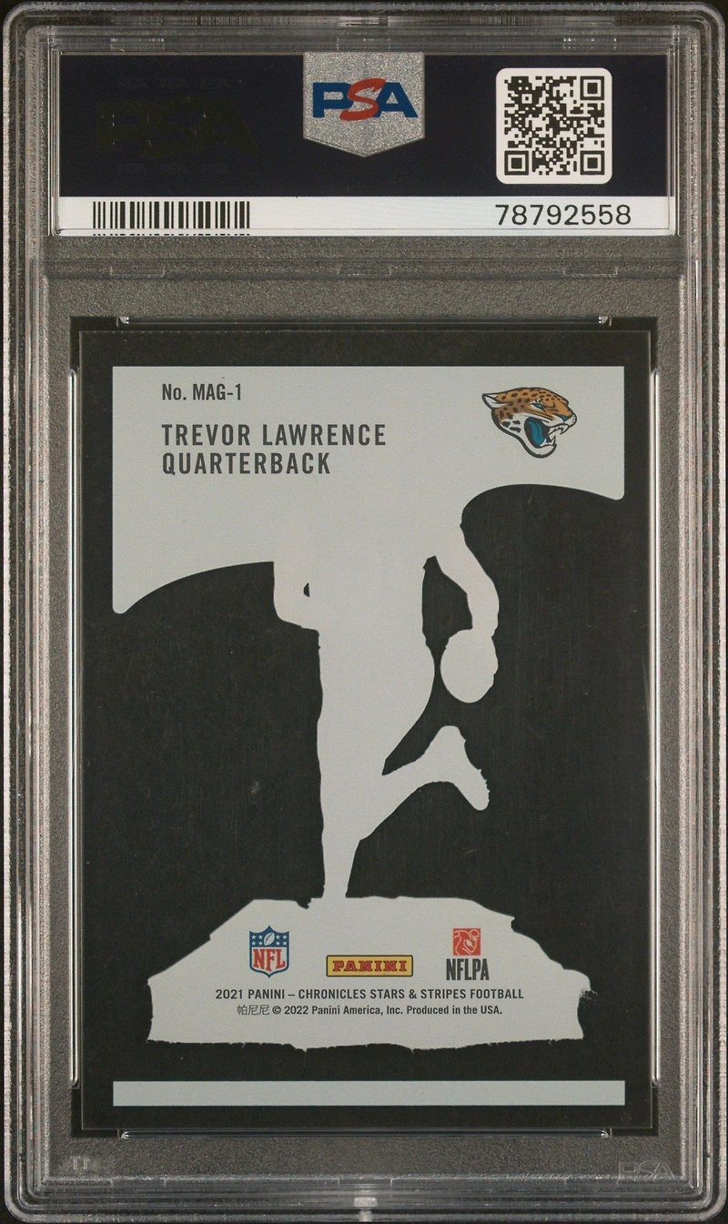2021 Panini Chronicles Magnitude Mag-1 Trevor Lawrence PSA 9