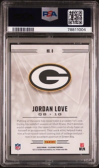 2020 Panini Illusions 8 Jordan Love PSA 10