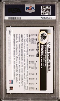 2004 Topps 311 Ben Roethlisberger PSA 8