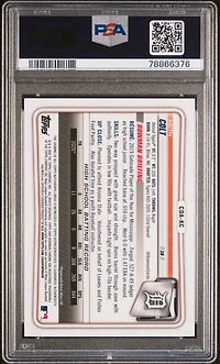 2020 Bowman Draft Chrome Draft Picks Autographs Cdakc Colt Keith Green Refractor PSA 10