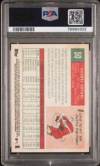 2018 Topps Archives 50 Shohei Ohtani Pitching Stance PSA 9