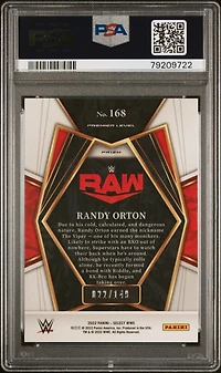 2022 Panini Select Wwe 168 Randy Orton Maroon Prizm PSA 9