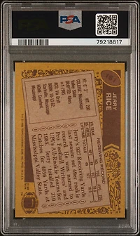 1986 Topps 161 Jerry Rice PSA 8