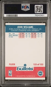 1987 Fleer 122 John Williams PSA 8
