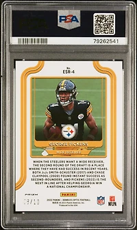 2022 Panini Donruss Optic The Elite Series Rookies Esr4 George Pickens Gold PSA 9