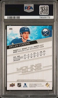 2020 Upper Deck 495 Dylan Cozens PSA 10