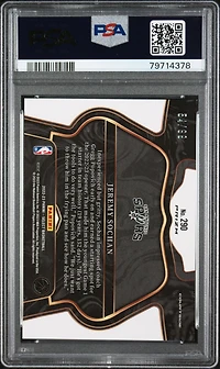 2022 Panini Select 290 Jeremy Sochan Light Blue Disco PSA 9