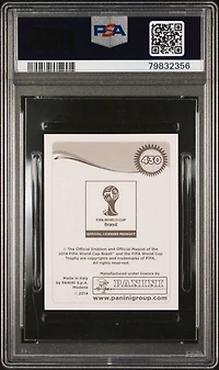 2014 Panini World Cup Stickers 430 Lionel Messi PSA 9