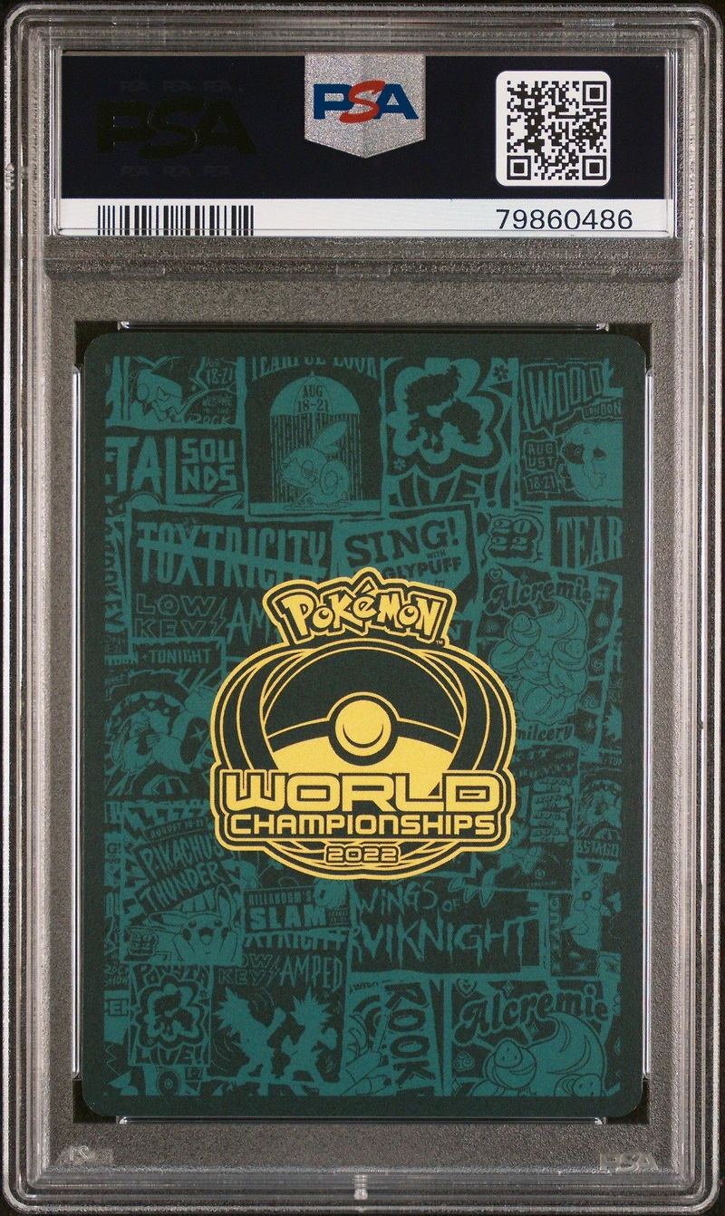 2023 Pokemon 2022 World Championships Deck: Adp 084 Hisuian Decidueye Vstar Adp PSA 9