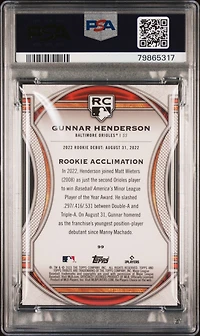2023 Topps Tribute 99 Gunnar Henderson PSA 9