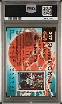 1992 Stadium Club 247 Shaquille O'neal Members Only PSA 9