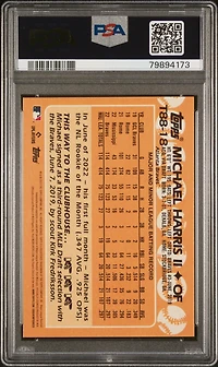 2023 Topps 1988 Topps Baseball T8818 Michael Harris Ii PSA 9