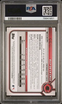 2022 Bowman 1st Edition Bppf50 Elly De La Cruz PSA