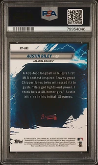 2019 Bowman's Best Power Producers Pp-ari Austin Riley PSA 10