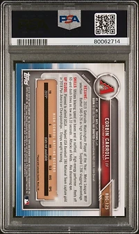 2019 Bowman Draft Bdc125 Corbin Carroll Chrome-refractor PSA 10