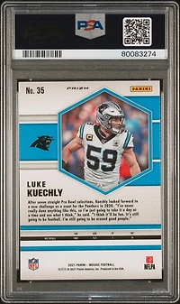 2021 Panini Mosaic 35 Luke Kuechly Genesis PSA 10