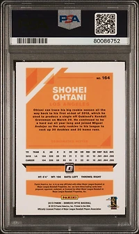 2019 Panini Donruss Optic 164 Shohei Ohtani PSA 10