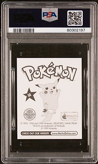 1999 Merlin Pokemon S4 Blastoise-prism PSA