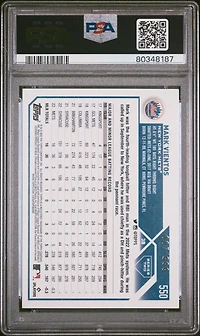 2023 Topps 550 Mark Vientos Blue Foil PSA 9