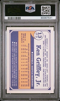 1990 Toys R Us Rookies 13 Ken Griffey Jr. PSA 9