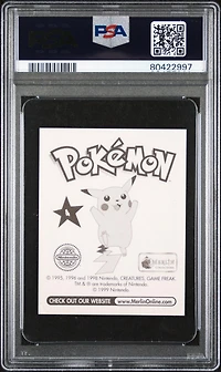 1999 Merlin Pokemon 4 Charmander PSA 8