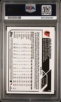 2023 Topps Chrome 1 Adley Rutschman PSA