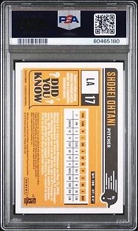 2018 Panini Chronicles Classics 7 Shohei Ohtani PSA 10