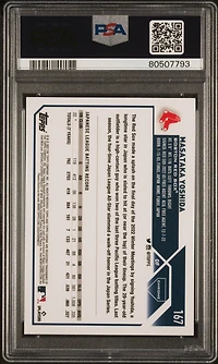 2023 Topps Chrome 167 Masataka Yoshida PSA 10
