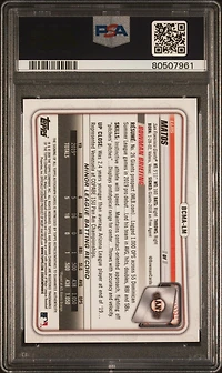 2020 Bowman Chrome Mega Box Autographs Bcmalm Luis Matos PSA 10