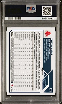 2023 Topps Chrome 174 Triston Casas Blue Sonar Refractor PSA 9
