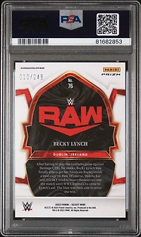 2023 Panini Select Wwe 76 Becky Lynch PSA 9
