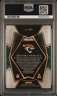 2021 Panini Select 143 Trevor Lawrence PSA 10