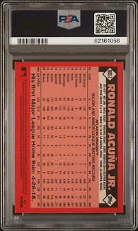 2021 Topps Chrome 1986 Topps Baseball 86bc3 Ronald Acuna Jr. PSA 10