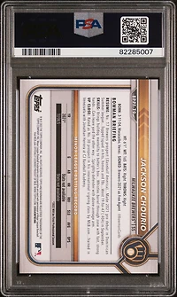 2022 Bowman 1st Edition Bppf79 Jackson Chourio PSA 10