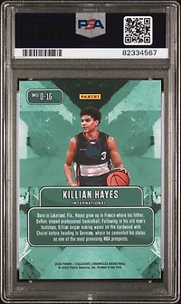 2020 Panini Prizm Draft Picks Downtown D16 Killian Hayes PSA
