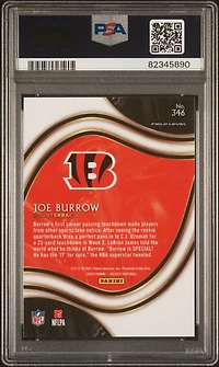2020 Panini Select 346 Joe Burrow PSA 10