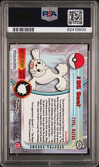 2000 Topps Chrome Pokemon T.v. 86 Seel Spectra PSA 9